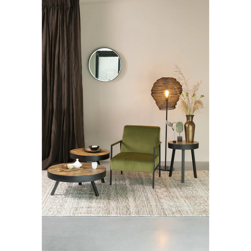 Parya Home - Siri Salontafel - L - Bruin 4 Parya Home - Siri Salontafel - L - Bruin - Afbeelding 2