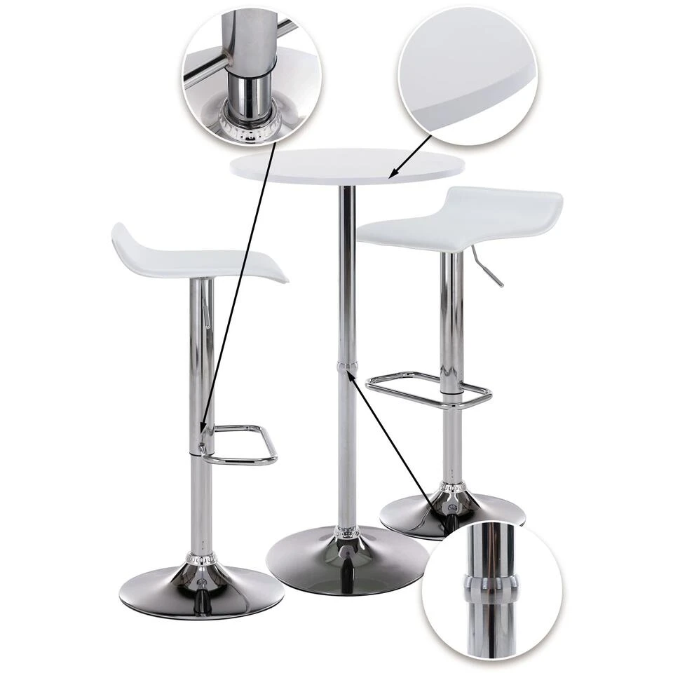 CLP Bartafelset Esberg Wit 5 CLP Bartafelset Esberg Wit - Afbeelding 3