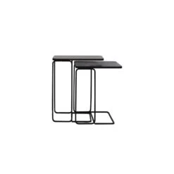 Bijzettafel Laja - Antiek Koper/Brons - 46x31x57cm