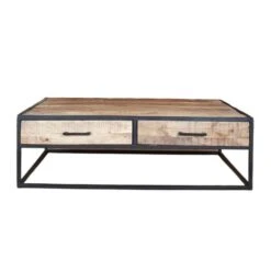 Furndea Morada Salontafel Industrieel Rechthoek - 70x130x40 Cm
