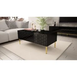 Salontafel Hexa 49x120x55 Zwart -VIDAXL Verkoop 1000098227 0103