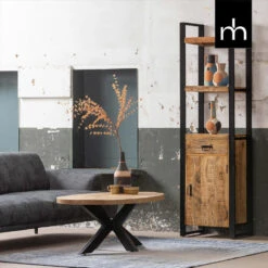 Salontafel Mesa Cm - Mangohout - Bruin - Ovaal -VIDAXL Verkoop cf29e2910165490e9c4eb6a2c7e85a20